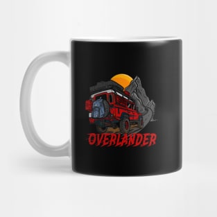 Red Land Rover Defender Adventure Seeker Mug